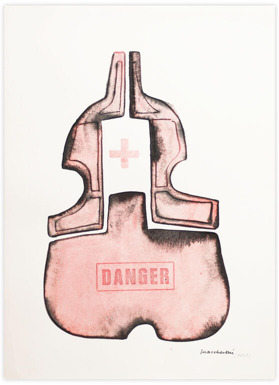 Catalogue raisonné, Henri Maccheroni, Archéologies blanches II - 1976