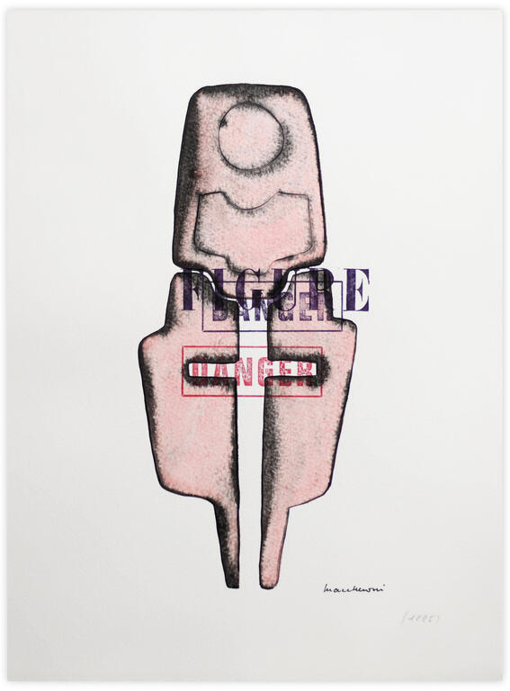 Catalogue raisonné, Henri Maccheroni, Archéologies blanches II - 1976