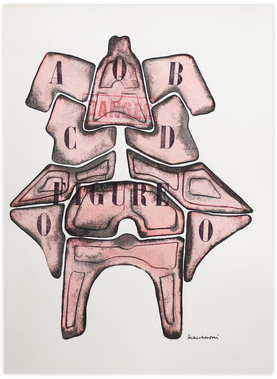 Catalogue raisonné, Henri Maccheroni, Archéologies blanches II - 1976