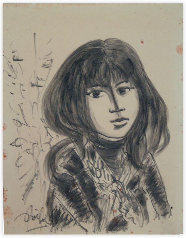 Catalogue raisonné, Edgar Stoëbel, portrait de femme — 