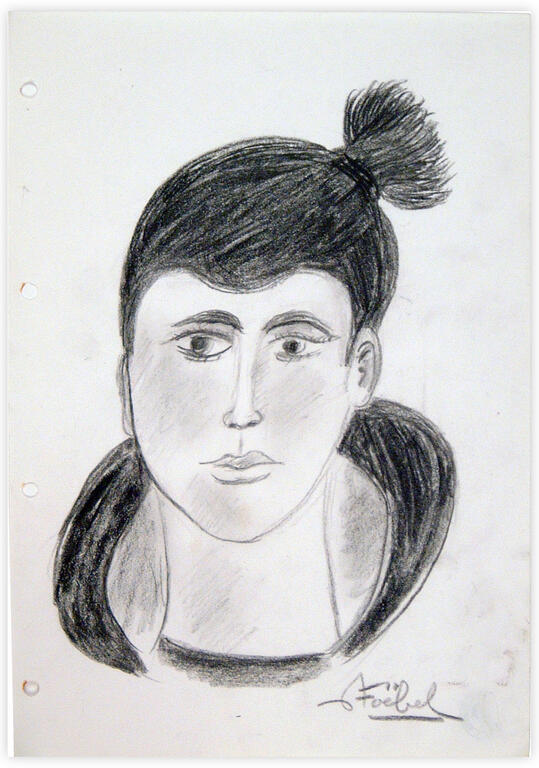 Catalogue raisonné, Edgar Stoëbel, portrait de femme — 