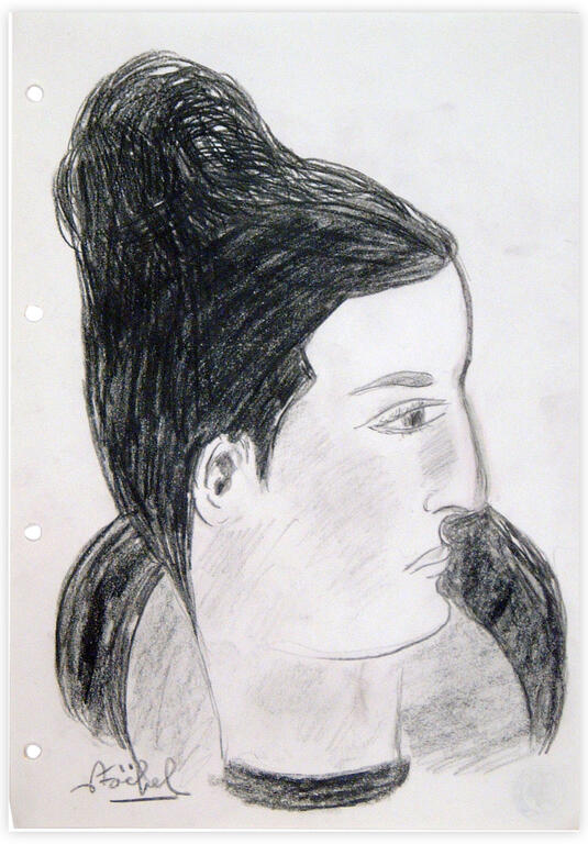 Catalogue raisonné, Edgar Stoëbel, portrait de femme — 