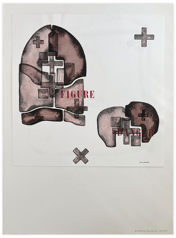 Catalogue raisonné, Henri Maccheroni, Archéologies blanches II - 1976