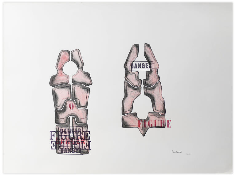 Catalogue raisonné, Henri Maccheroni, Archéologies blanches II - 1976