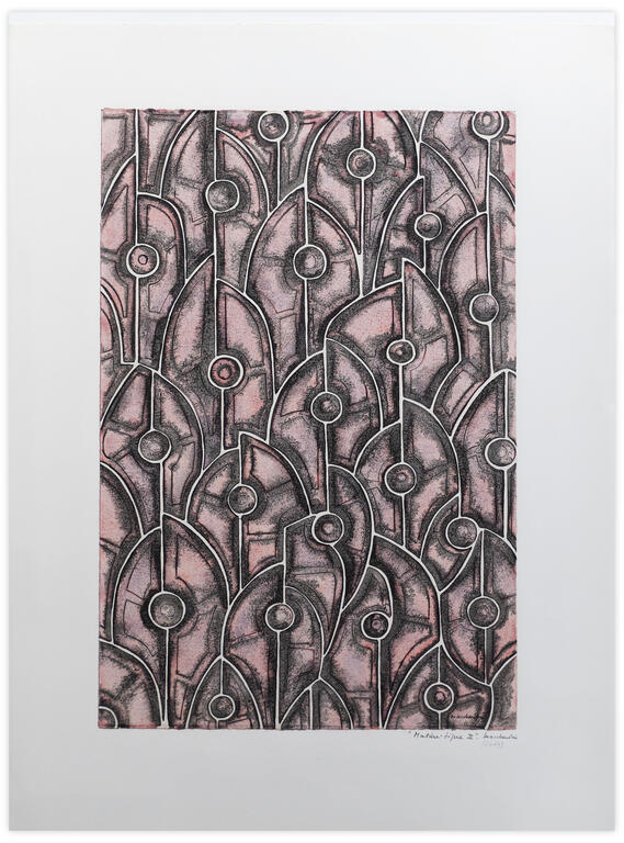 Catalogue raisonné, Henri Maccheroni, Matière-signe II - 1976