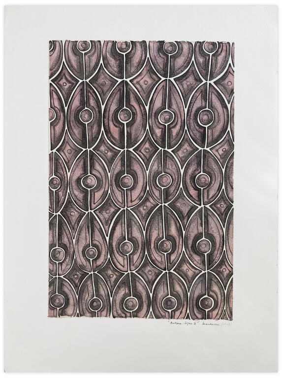 Catalogue raisonné, Henri Maccheroni, Matière-signe II - 1977