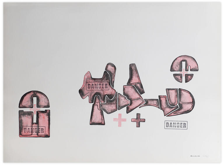 Catalogue raisonné, Henri Maccheroni, Matière-signe II - circa 1975