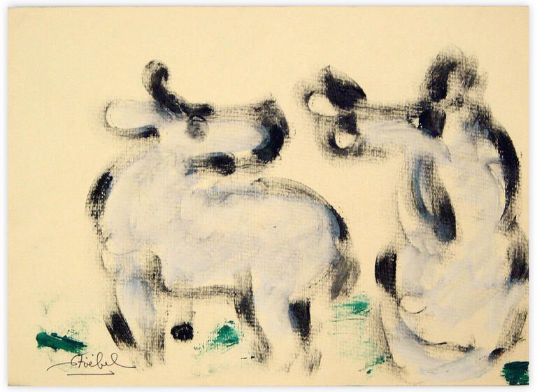 Catalogue raisonné, Edgar Stoëbel, la chèvre et le loup — 