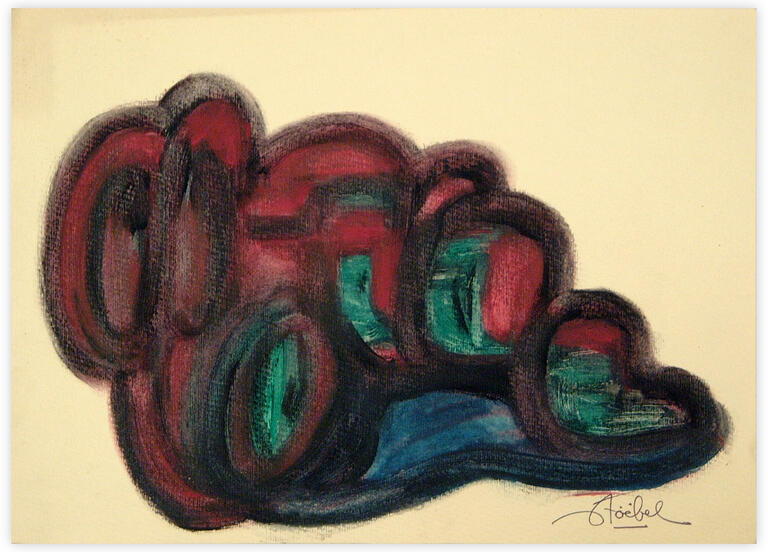 Catalogue raisonné, Edgar Stoëbel, abstract — 