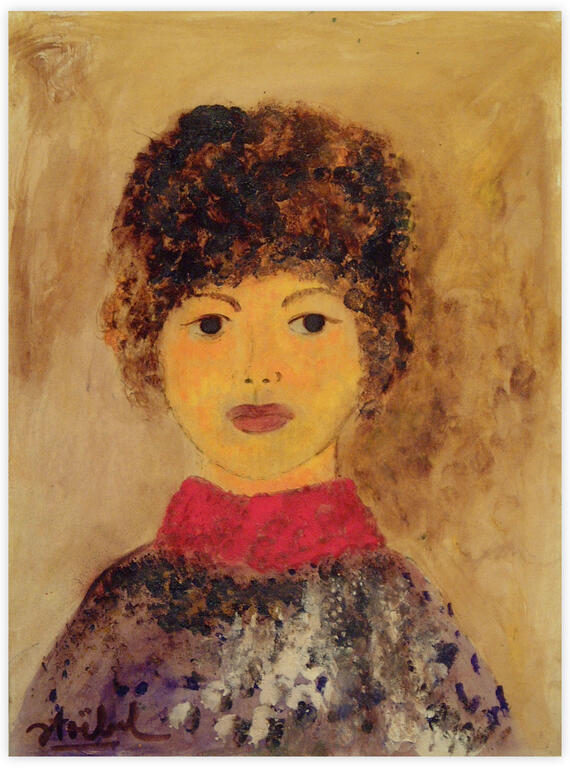 Catalogue raisonné, Edgar Stoëbel, l'écharpe rouge — 