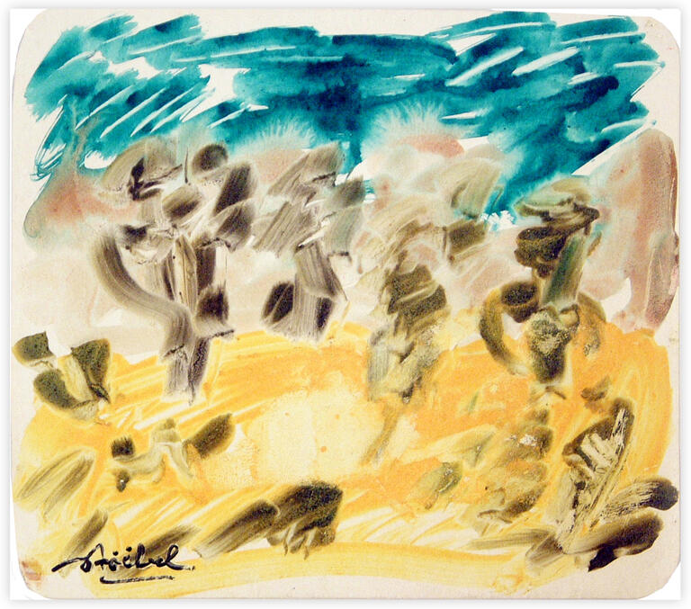 Catalogue raisonné, Edgar Stoëbel, landscape — 