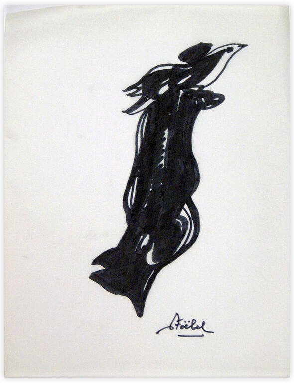 Catalogue raisonné, Edgar Stoëbel, oiseau perché — 