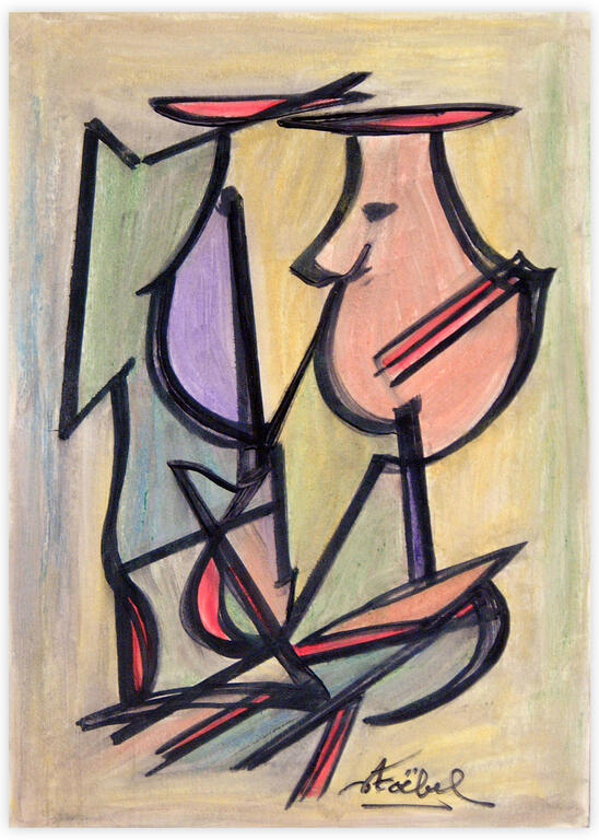 Catalogue raisonné, Edgar Stoëbel, abstract — 