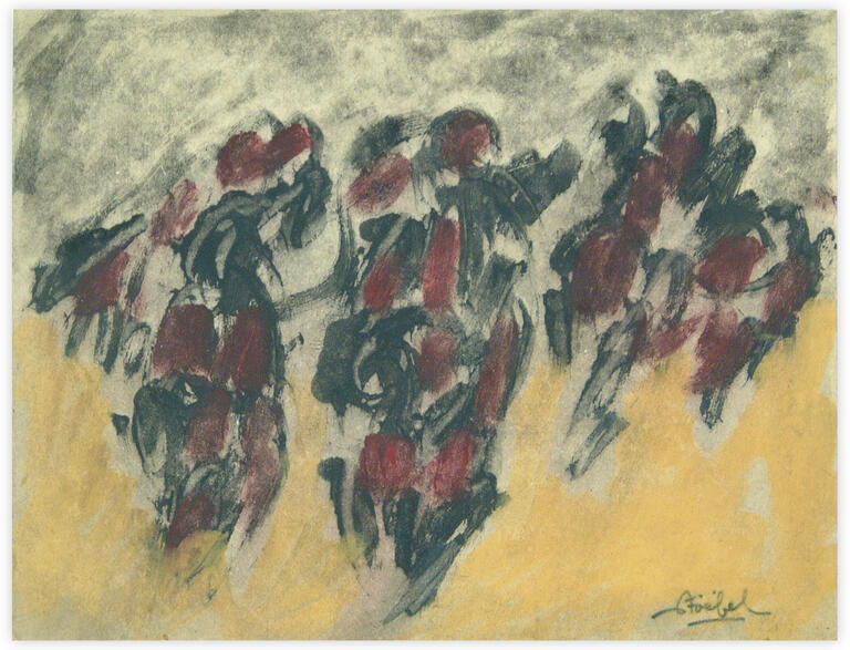 Catalogue raisonné, Edgar Stoëbel, riding horses — 