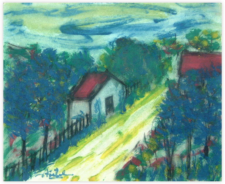 Catalogue raisonné, Edgar Stoëbel, landscape — 