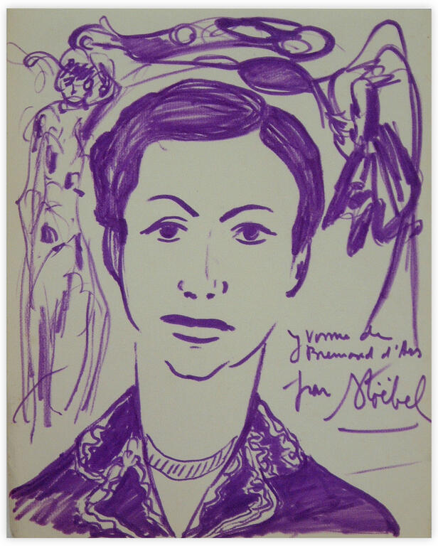 Catalogue raisonné, Edgar Stoëbel, "Yvonne de Bremond d'Ars" ? - portrait — 
