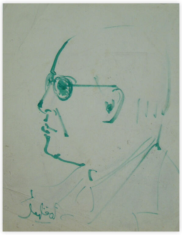 Catalogue raisonné, Edgar Stoëbel, portrait d'homme — 