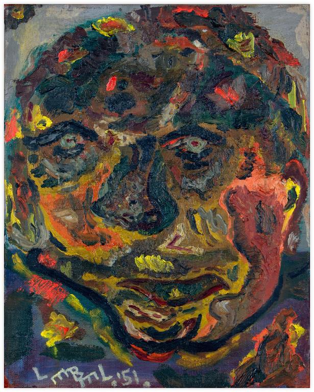 Catalogue raisonné, Jean-Jacques Lebel, Mon Professeur de mathématiques - 1951