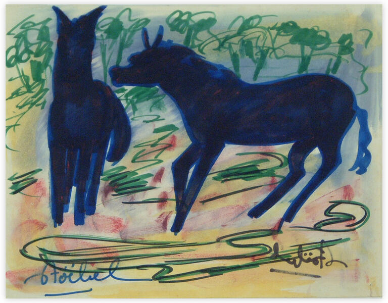Catalogue raisonné, Edgar Stoëbel, chevaux de nuit — 