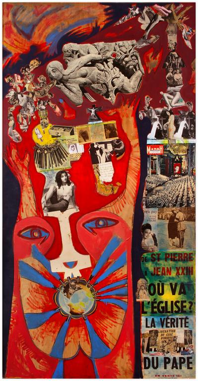 Catalogue raisonné, Jean-Jacques Lebel, Où va l'Eglise - 1963