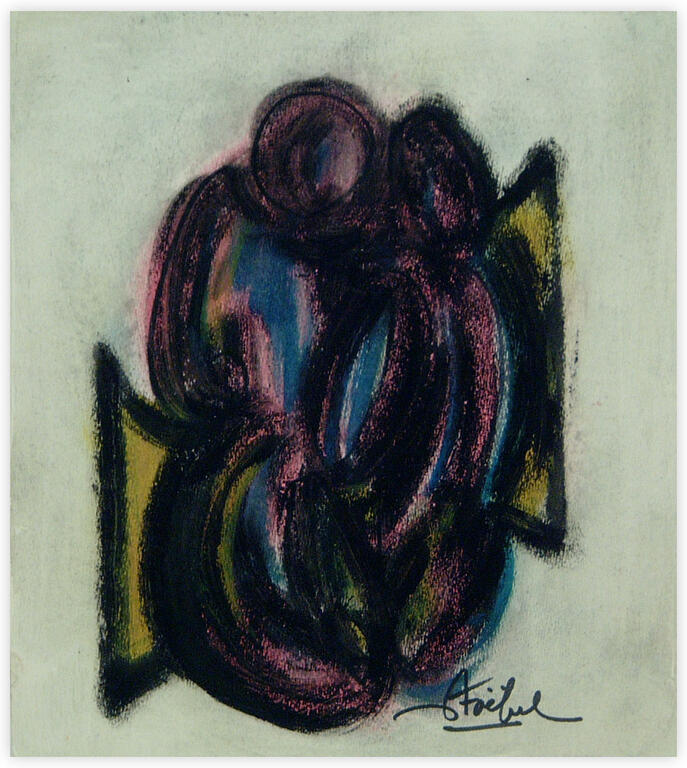Catalogue raisonné, Edgar Stoëbel, (abstract) couple ? — 