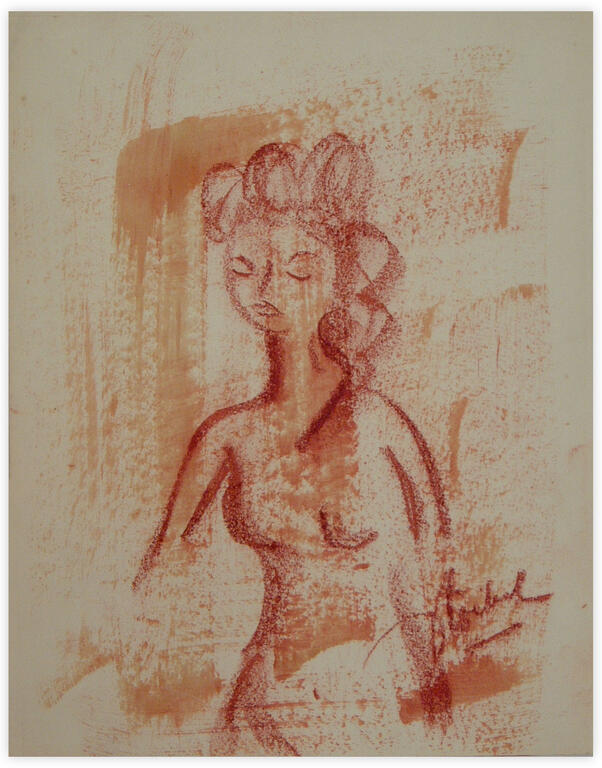 Catalogue raisonné, Edgar Stoëbel, repro du 2564 * - femme — 