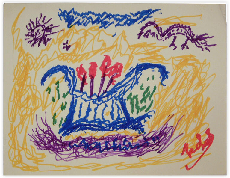 Catalogue raisonné, Edgar Stoëbel, travail signé Rachel ? — 