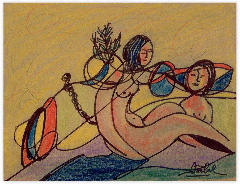 Catalogue raisonné, Edgar Stoëbel, la baignoire — 