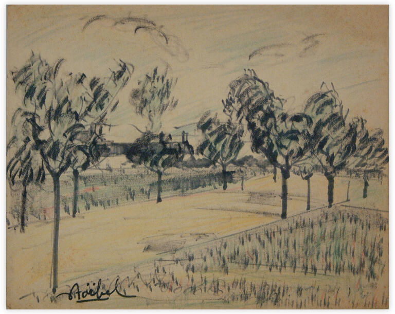 Catalogue raisonné, Edgar Stoëbel, landscape — 