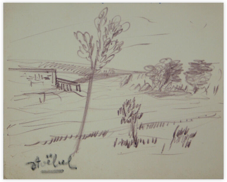 Catalogue raisonné, Edgar Stoëbel, landscape — 