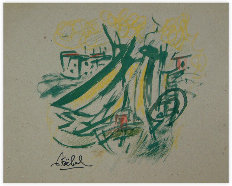 Catalogue raisonné, Edgar Stoëbel, voiles au port — 