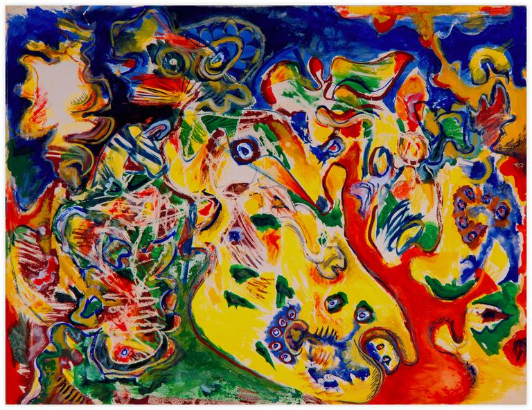 Catalogue raisonné, Jean-Jacques Lebel, Neptune - 1956