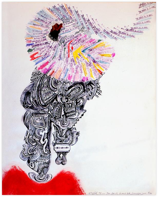 Catalogue raisonné, Jean-Jacques Lebel, Dansante - 1956