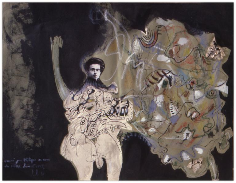 Catalogue raisonné, Jean-Jacques Lebel, Gramsci - 1957