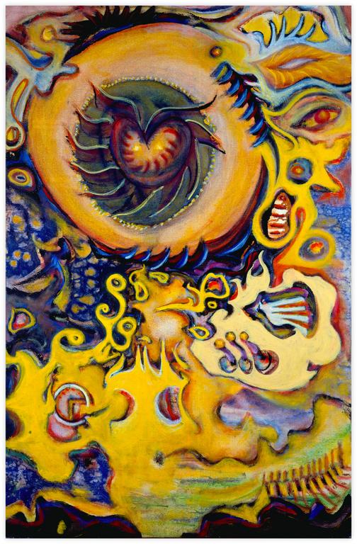 Catalogue raisonné, Jean-Jacques Lebel, Le Soleil est la substance - 1957