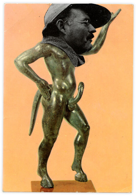 Catalogue raisonné, Henri Foucault, Double jeu, Statuette en bronze de satyre - 2022