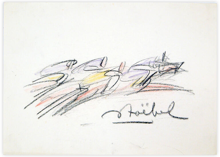 Catalogue raisonné, Edgar Stoëbel, la course — 