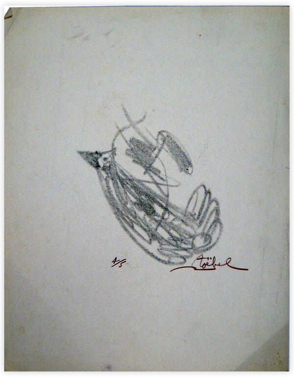 Catalogue raisonné, Edgar Stoëbel, litho 4/5 - abstract — 