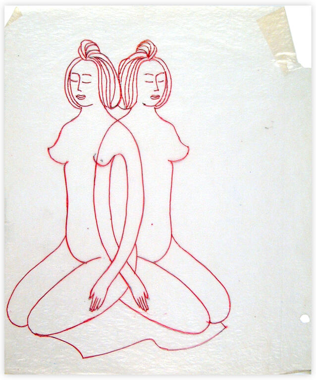 Catalogue raisonné, Edgar Stoëbel, motif femmes - jumelles — 