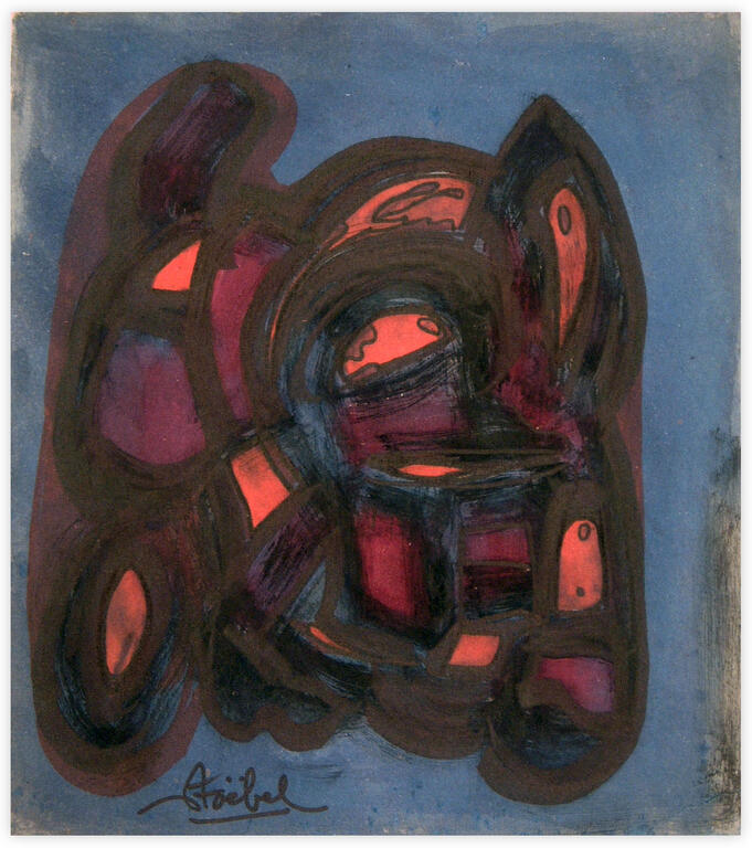 Catalogue raisonné, Edgar Stoëbel, abstract — 