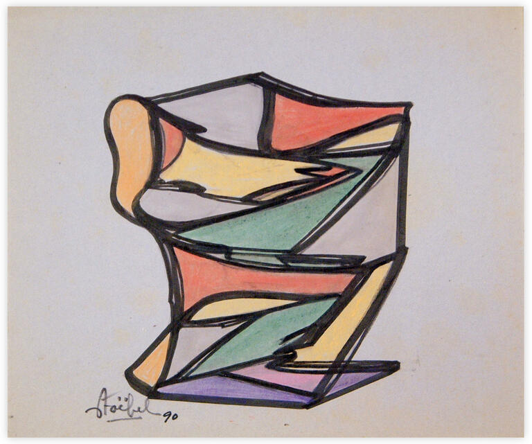 Catalogue raisonné, Edgar Stoëbel, abstract — 