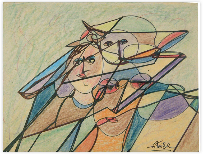 Catalogue raisonné, Edgar Stoëbel, abstract - character — 