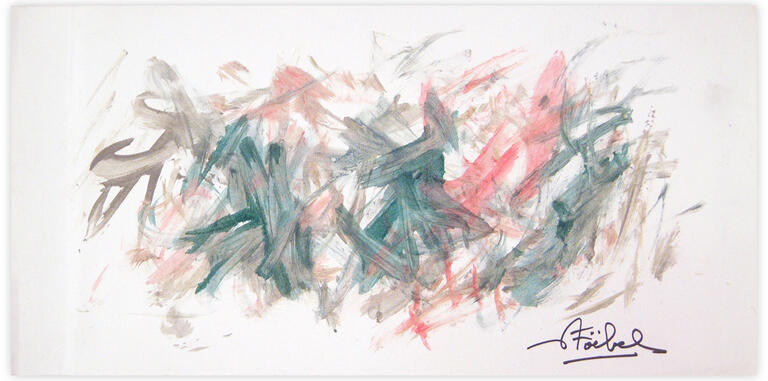 Catalogue raisonné, Edgar Stoëbel, abstract calligraphic — 