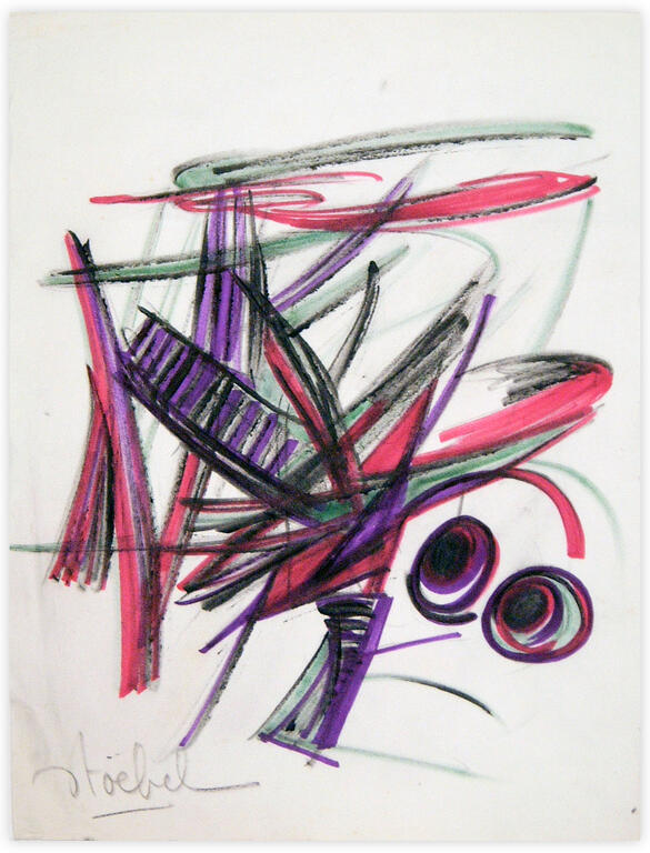 Catalogue raisonné, Edgar Stoëbel, abstract — 