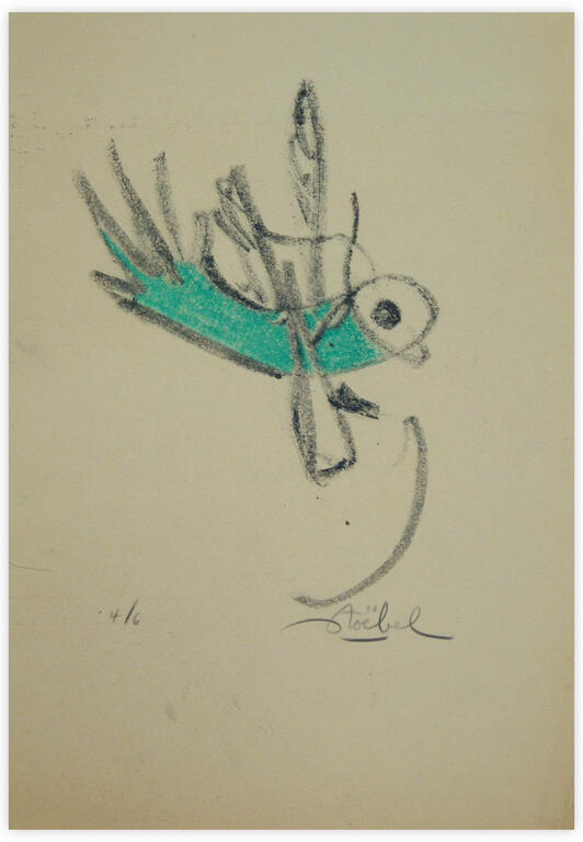 Catalogue raisonné, Edgar Stoëbel, litho 4/6 - O.V.N.I. — 