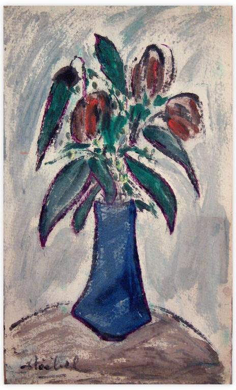 Catalogue raisonné, Edgar Stoëbel, nature morte (fleurs) — 