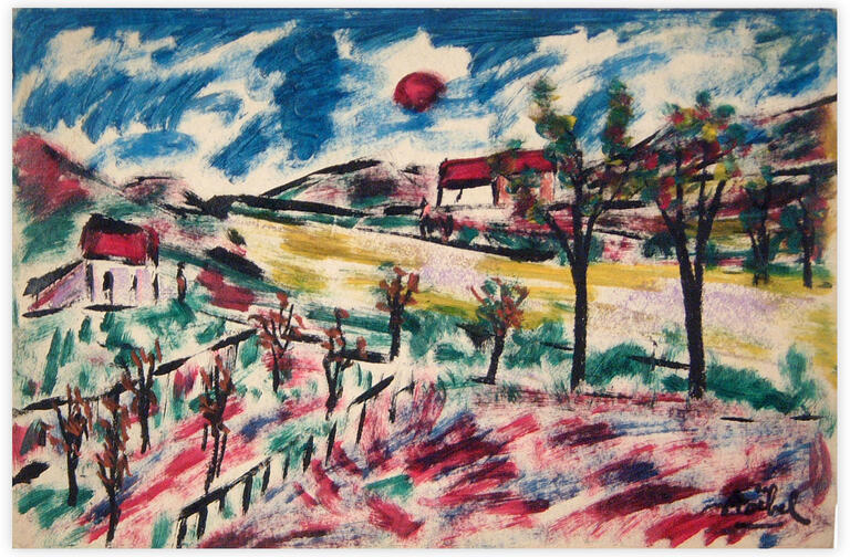 Catalogue raisonné, Edgar Stoëbel, landscape — 