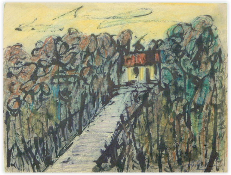 Catalogue raisonné, Edgar Stoëbel, landscape — 