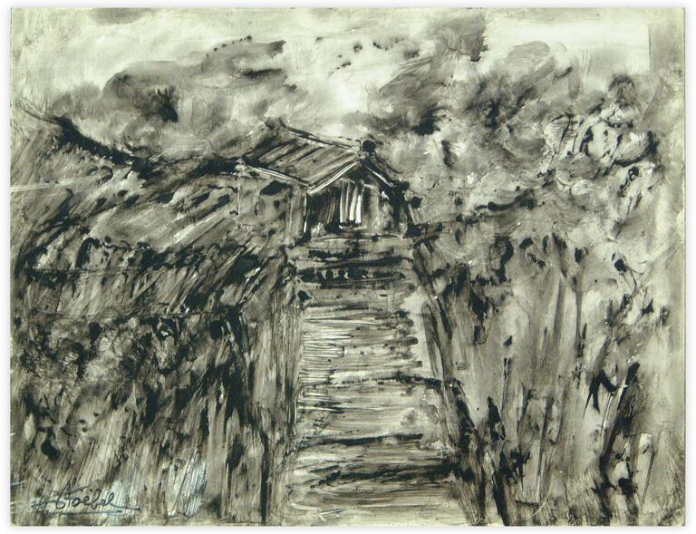 Catalogue raisonné, Edgar Stoëbel, landscape — 