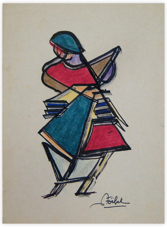 Catalogue raisonné, Edgar Stoëbel, vêtement traditionnel — 